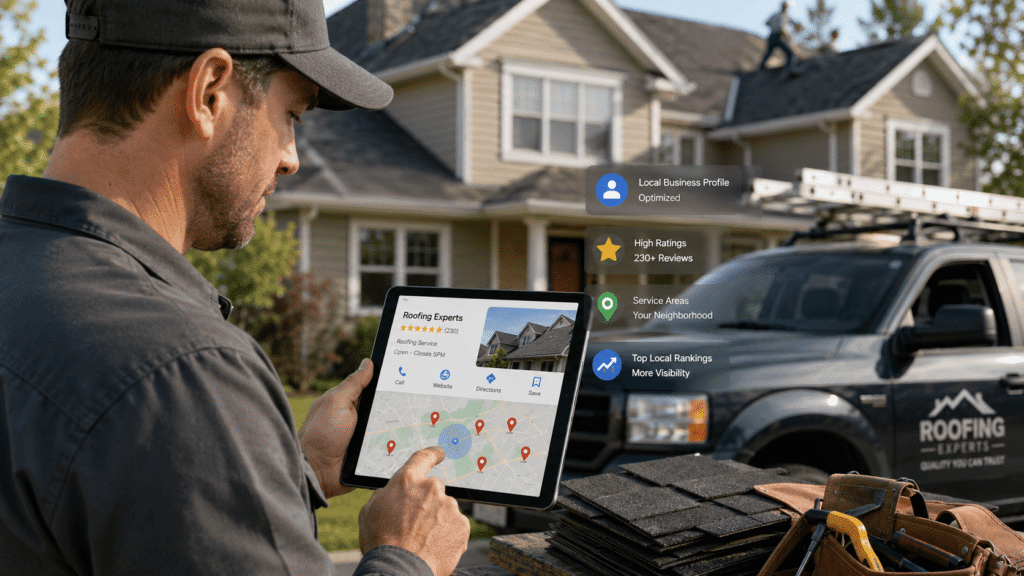 Google Business Profile Optimization for Roofers